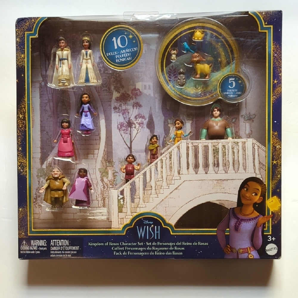 Disney WISH 15 piece Character Set - Kingdom of Rosas - Picture 3 of 10
